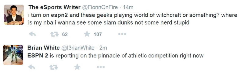 Illustration for article titled ESPN Airs Video Games, Twitter Freaks Out